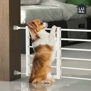 Pagar Pintu Hewan Buka Tutup Untuk Penghalang Kucing Anjing Pembatas Pengamanan Bayi Multifungsi