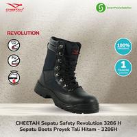 Gambar CHEETAH Sepatu Safety Revolution 3286 H Sepatu Boots Proyek Tali Hitam - 3286H - 6 dari Smart Power Solution Kota Administrasi Jakarta Barat 1 Tokopedia