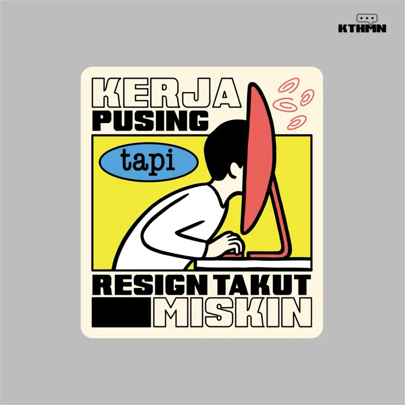 Kerja Pusing - Sticker | SS - 335