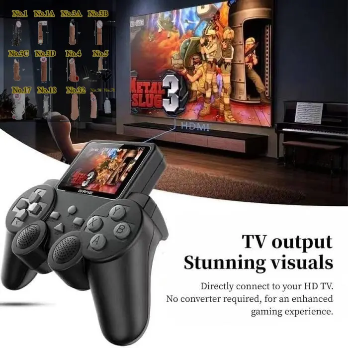 SMARTCOM Game boy Retro S10 bisa connect TV 520 Games Joy Stick Portable Controller Game Consule Gameboy Gamepad - 1 PLAYER