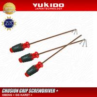 Gambar YUKIDO OBENG GAGANG KARET 10INC PLUS(+)  / CHUSION GRIP SCREWDRIVER AB346-010B dari PT. YUKIDO POWER TEKNIK Kab. Tangerang 2 Tokopedia