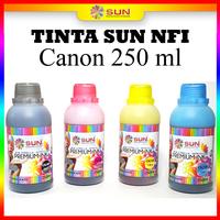 Gambar TINTA DYE CANON & HP 250 ml - SUN Premium INK NFI (1 Set 4 Warna) - Black, Surabaya dari Sun Indonesia Kota Surabaya 1 Tokopedia