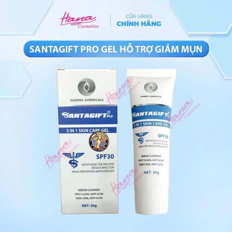 Santagift Gel Hỗ Trợ Giảm Mụn Pro 20g SPF30 - Kem Chống Nắng & Giảm Mụn Hiệu Quả Cho Da