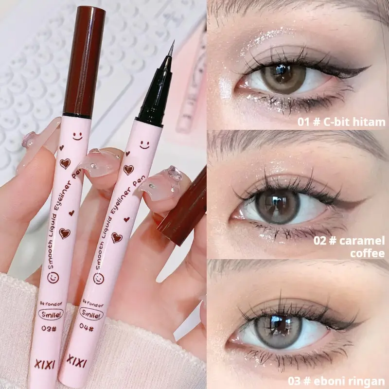 Eyeliner halus, tahan air, tahan keringat, halus dan mudah digunakan 0