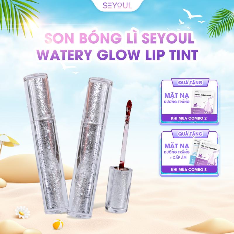 [SEYOUL] - Son Bóng Lì SEYOUL Watery Glow Lip Tint Hỗ Trợ Môi Căng Bóng Mịn Màn Lâu Trôi, Không Dính Cốc