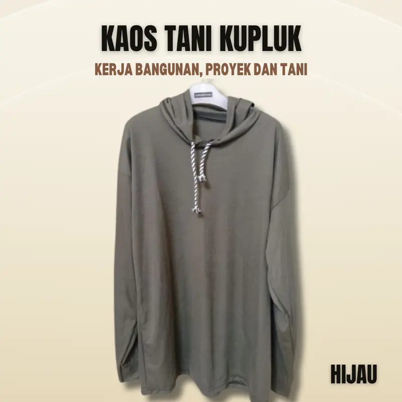Kaos Tani Proyek Bangunan Ukuran Jumbo Ideal untuk Mancing & Sawah Panjang Tebal Santai 4