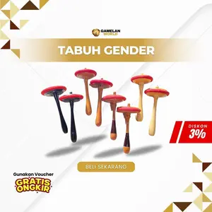 Tabuh Gender Barung dan Panerus/ Alat Pukul Gender / Tabuh Gamelan / Alat Pukul Gamelan