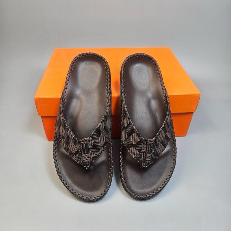 [ Dép Kẹp Caro ] Dép Nam Dép Doctor Cao Cấp Da Xuất Nhập, Bản Đế Vừa Vặn Êm Chân, Đế Cao Su Đúc Khâu Chỉ Nam Đế Bằng Chất Liệu Sang Trọng