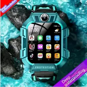 CODBaru dan 100% Asli Jam Tangan Pintar Anak Z6 Layar Sentuh AMOLED 1.44 Inci Tahan Air Panggilan HD Interkom Suara Fotografi Jarak Jauh Bantuan Darurat Pemosisian GPS Waktu Nyata Tombol Alarm Smartwatch Ponsel telepon