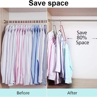 Magic Hanger 9 in 1 Gantungan Baju Lemari Pakaian Wonder Hanger Instan 1