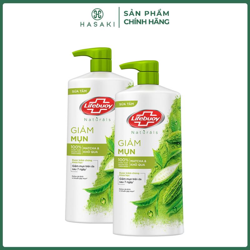 Combo 2 Sữa Tắm Lifebuoy Detox Matcha & Khổ Qua 800g | HASAKI BEAUTY
