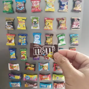 MAGNET KULKAS motif Snack tempelan miniatur makanan hiasan lucu murah