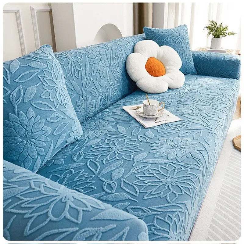 Bọc Ghế Sofa, Chất Liệu Nhung Jacquard, Tất Cả Các Mùa, Chống Mèo Cào, Bọc Trượt, Cho Phòng Khách, Bọc Đi Gác Góc 1 / 2 / 3 / 4 chỗ ngồi 2