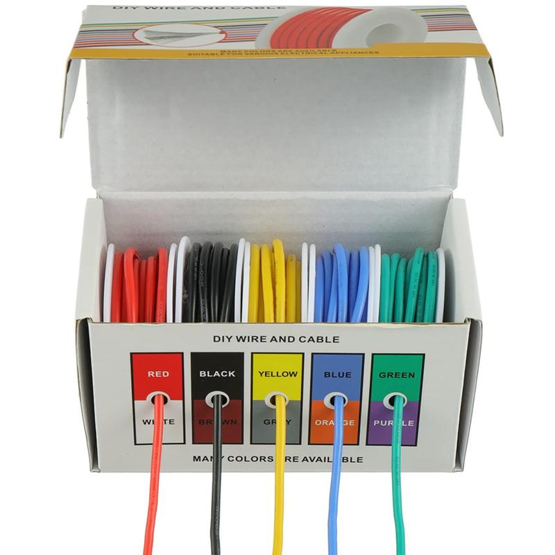 24AWG Heat Resistant Flexible Silicone Wire Stranded Cable 600V ...