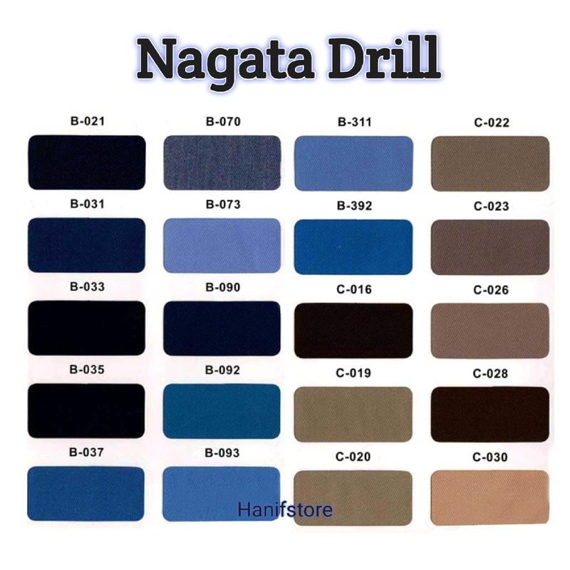 Kain nagata drill seragam sekolah seragam kerja dan lain lain 2