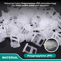 Gambar ASTEEL Clips 1.5mm Alat Perata Keramik Tile Leveling System Murah - Klip 1.5mm Perata Keramik - Nat Keramik - Tile Leveling Keramik - Tile Leveling System - Alat Bantu Pasang Keramik - Alat Pasang Keramik - Alat Perata Granit dari ASTEEL Kota Administrasi Jakarta Barat 5 Tokopedia