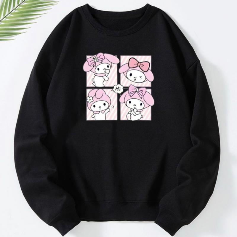 Baju Kaos Anak Perempuan Lengan Panjang 3-15 Tahun Hoodie 2