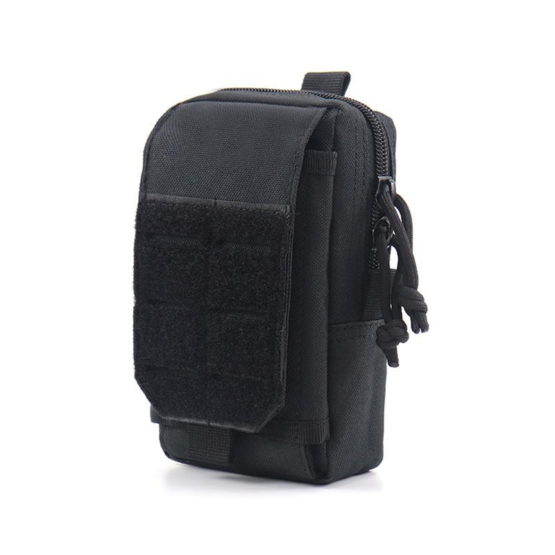 Product Introduction of Waist Bags Men's Outdoor Casual Waist Pack Coin Purse Mobile Phone Case nylon Work Waist Case Bag Army Military EDC Small Bag 18