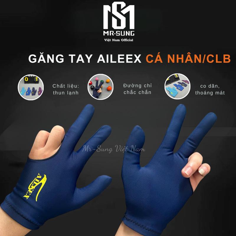 COMBO 10 Găng Tay Bida Aileex Nhập Cao Cấp , Bao Tay Bida Win Thoáng Khí Co Giãn - MR SUNG