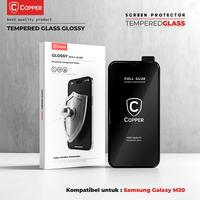 Gambar COPPER For Samsung Galaxy M20 - Tempered Glass GLOSSY Full Glue | Anti Gores Kaca Premium dari Copper Surabaya Kota Surabaya 1 Tokopedia