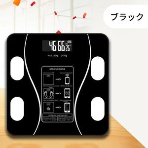注目 スマートボディファットスケール（体重計）、BMIと体脂肪率を測定、LEDディスプレイ、ダイヤル式、最大180kg対応、Bluetooth対応、電池式、人気商品