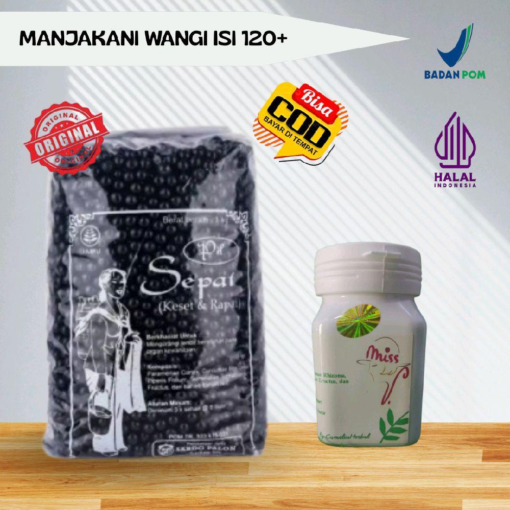 Perawatan Kapsul Manjakani Wangi 120 Butir Feminine Pewangi Keputihan Kewanitaan