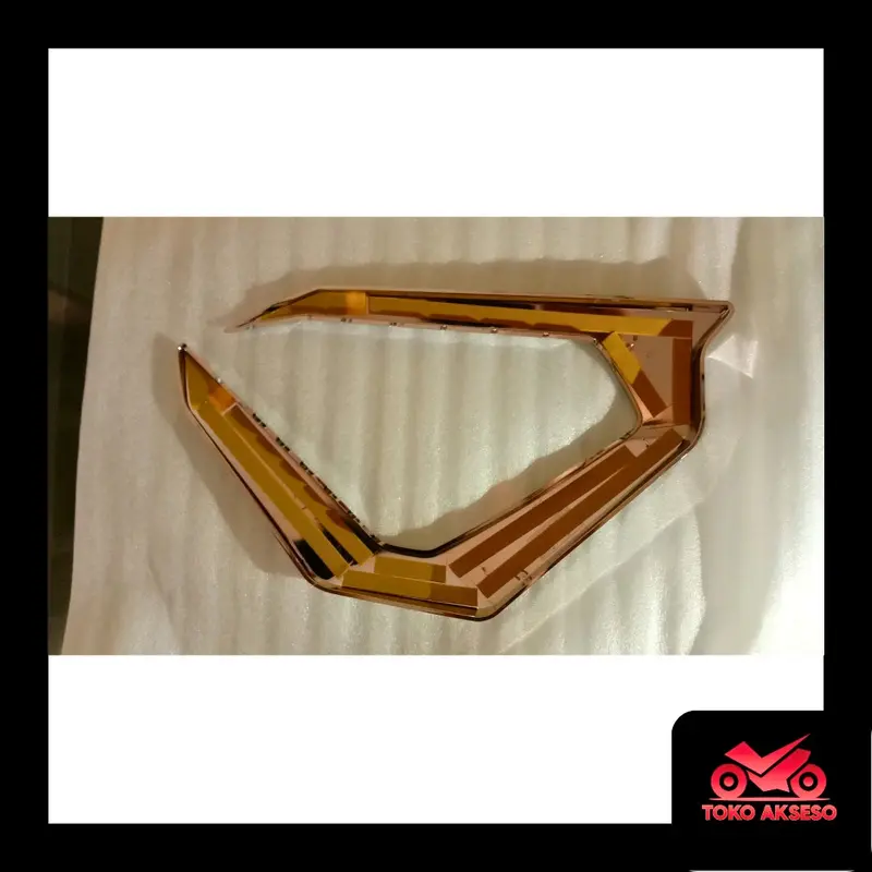 Garnish Cover Radiator Honda New Vario 125 & 150 Esp Chrome Original Honda (2018 - Sekarang) aksesoris motor 4