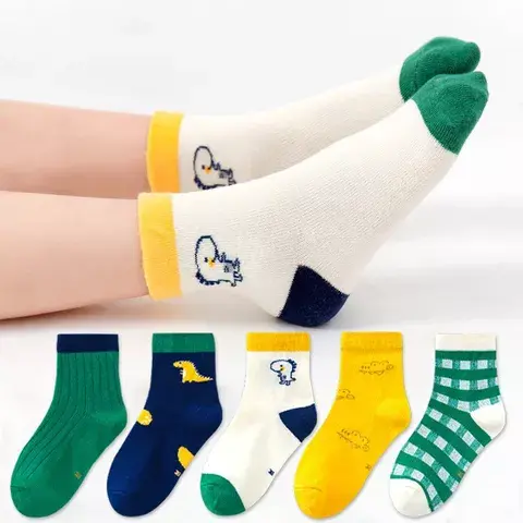 Kaos Kaki Anak Motif Karakter Lucu PAUD/TK & SD, Laki-laki Perempuan Bahan Lembut 2