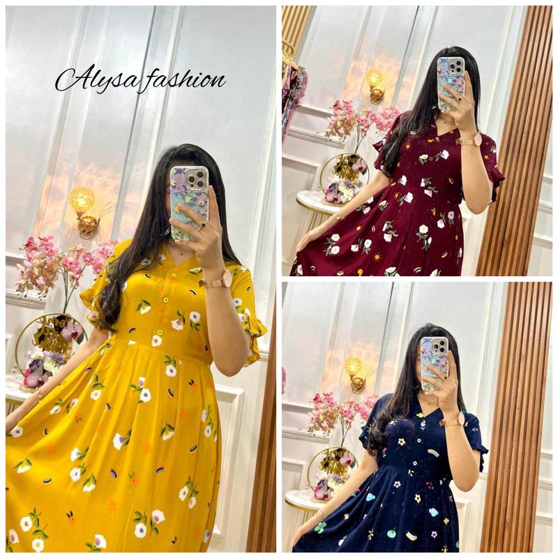PREMIUM (READY) terjamin Nalla dress / DASTER MODEL TERBARU / DASTER MOTIF KEKINIAN terlaris CEK DESKRIPSI 0