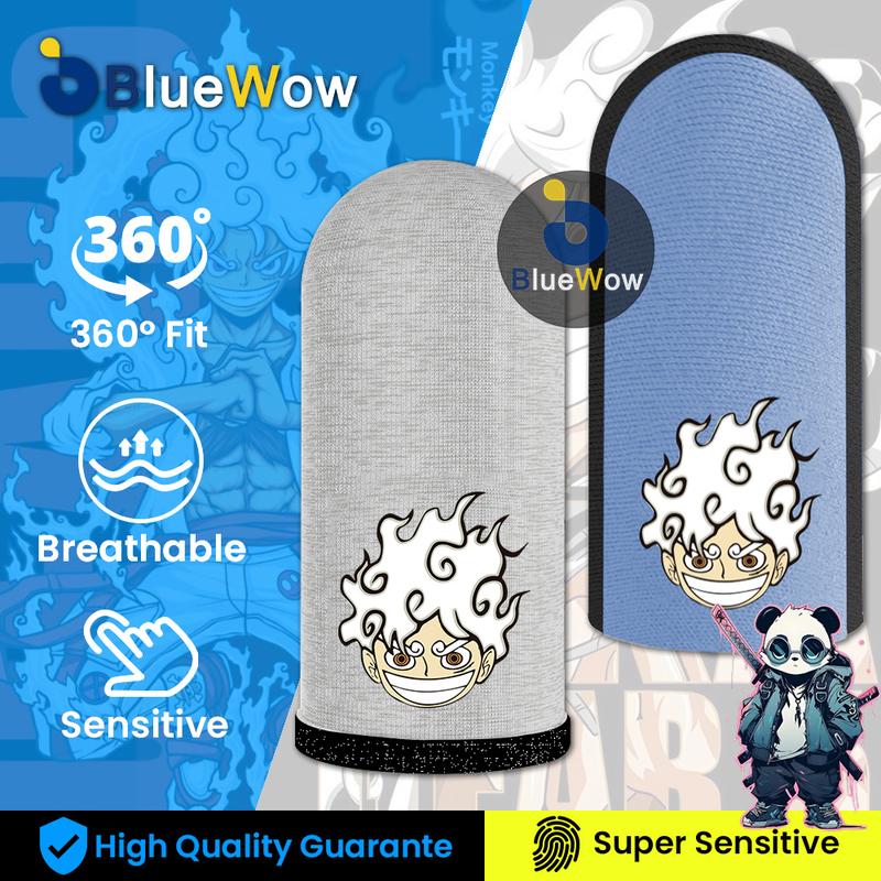 Tay áo Ngón Tay & Giường chơi game, BlueWow Nika Luffy, thoáng khí và chống mồ hôi, Găng tay màn hình cảm ứng nhạy cho PUBG / Trò chơi di động, Chống mồ hôi, Tăng cường khả năng kiểm soát