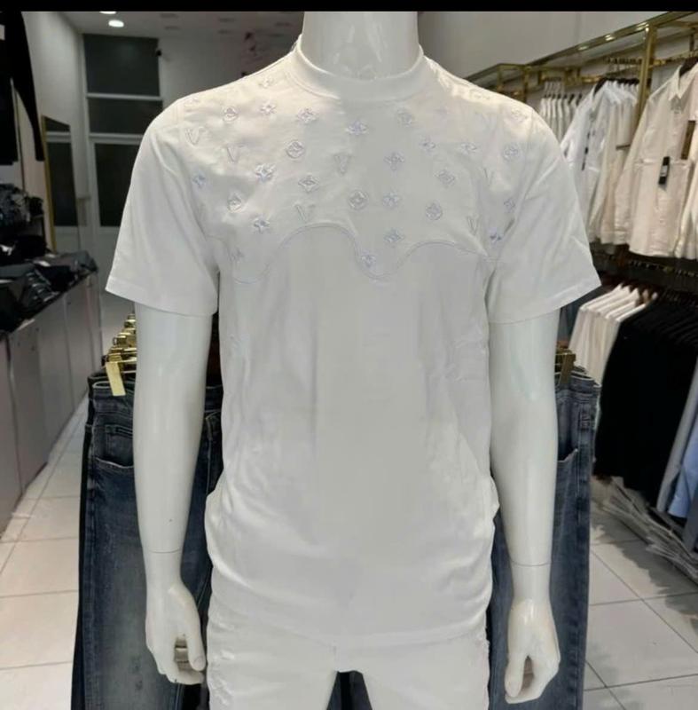 Áo thun nam cổ tròn genz phối in vân nổi chất cotton thoáng khí mặt mát mã cv13