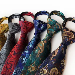 Dasi Pria Motif Batik Resleting Zipper Premium Ukuran Standar 3inch