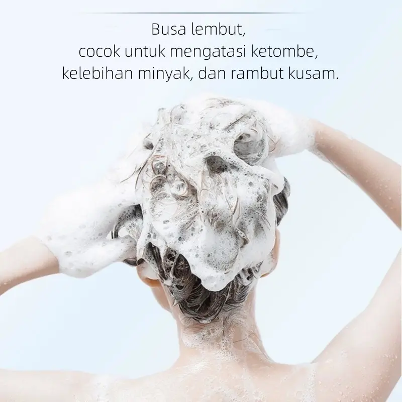NIPPORI Selenium Disulfide Haircare Shampoo Helps control oil and dandruff Membantu mengontrol minyak dan ketombe Gatal Perawatan Sampo 300ML 3