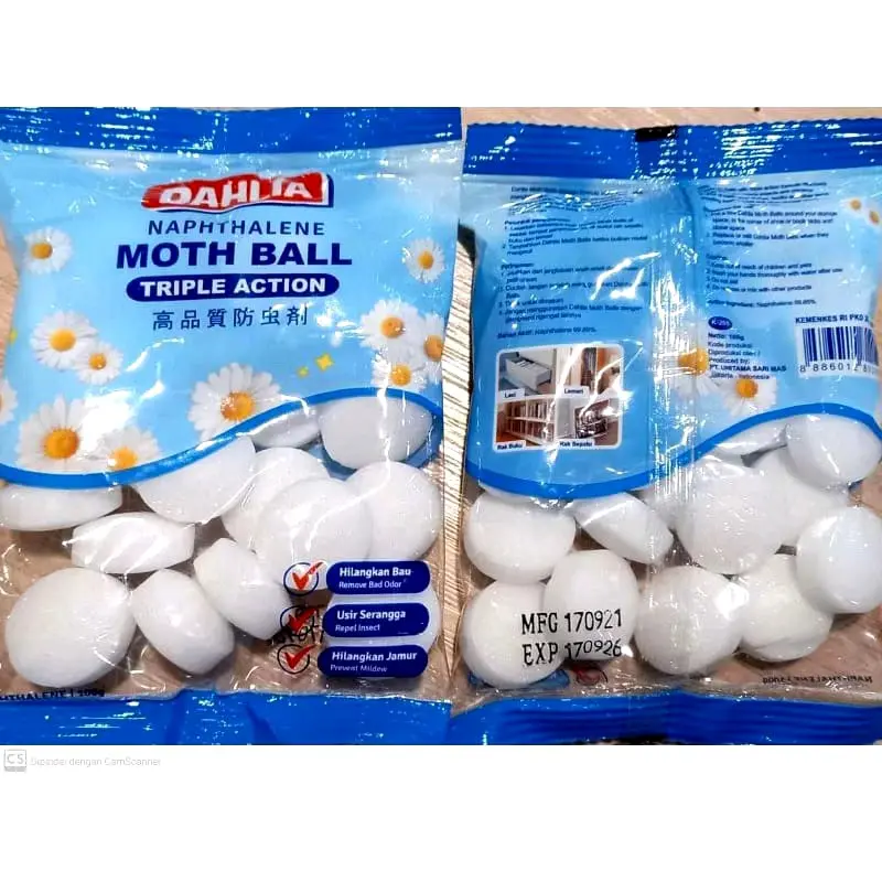 KAMPER / KAPUR BARUS PUTIH KECIL SACHET 20 GRAM.