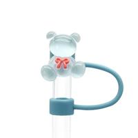Gambar VICASA Tutup Sedotan 10mm Universal Silicone, Straw Cover Anti Debu Bear Lucu Aksesoris Tumbler Cup Bunga Gelas - Pink dari VICASA Official ID Kota Administrasi Jakarta Barat 5 Tokopedia
