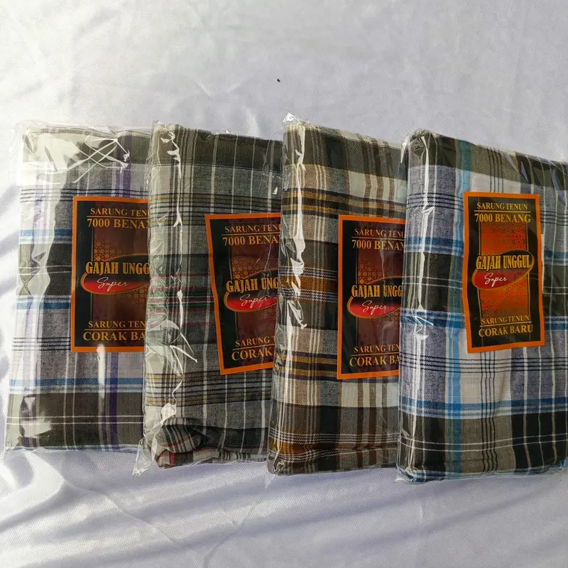 Gajah Unggul Super Saring Tenun 7000 Benang sarung gajah unggul tenun Doby 7000 benang / sarung dewasa /sarung sholat premium 3