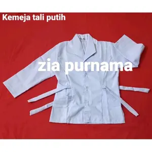 SERAGAM SEKOLAH - KEMEJA TALI PANJANG PUTIH Putri