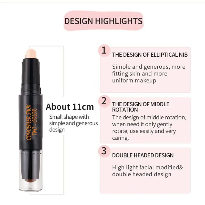 Concealer Stick Highlighter Makeup Wajah untuk Rias Wajah - Bronzer 2