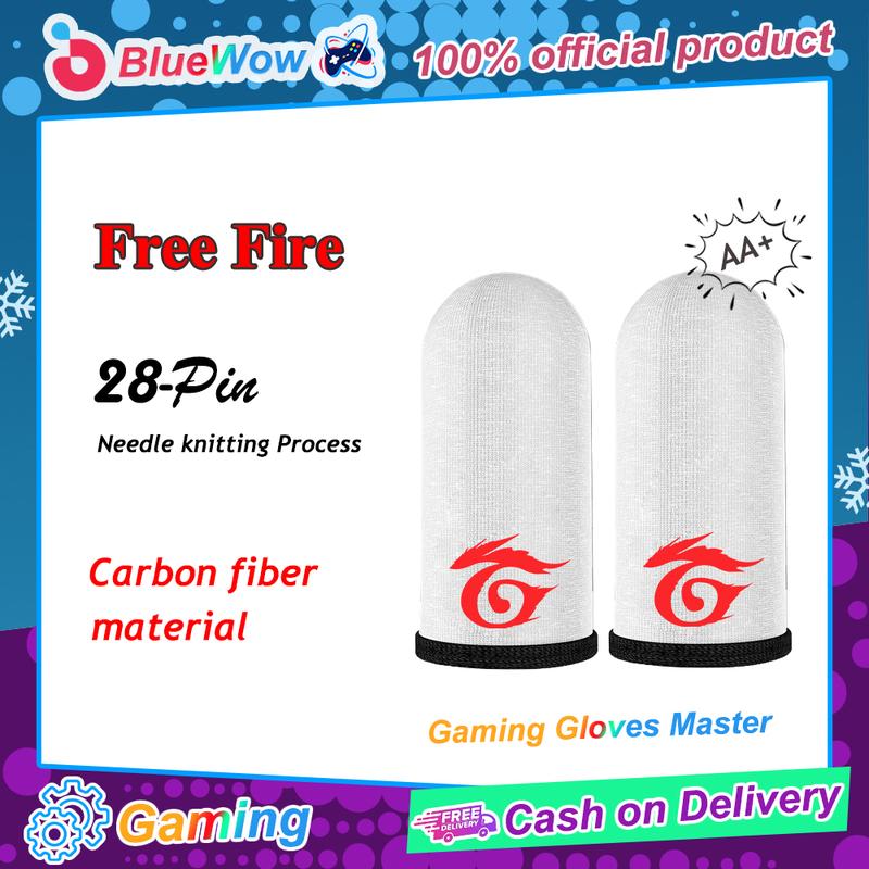  BlueWow-Bọc Ngón Tay Cái Trò Chơi Free Fire Bọc Ngón Tay Cái 28 Chân Chống Mồ Hôi Cho Trò Chơi Free Fire Màn Hình Cảm Ứng 