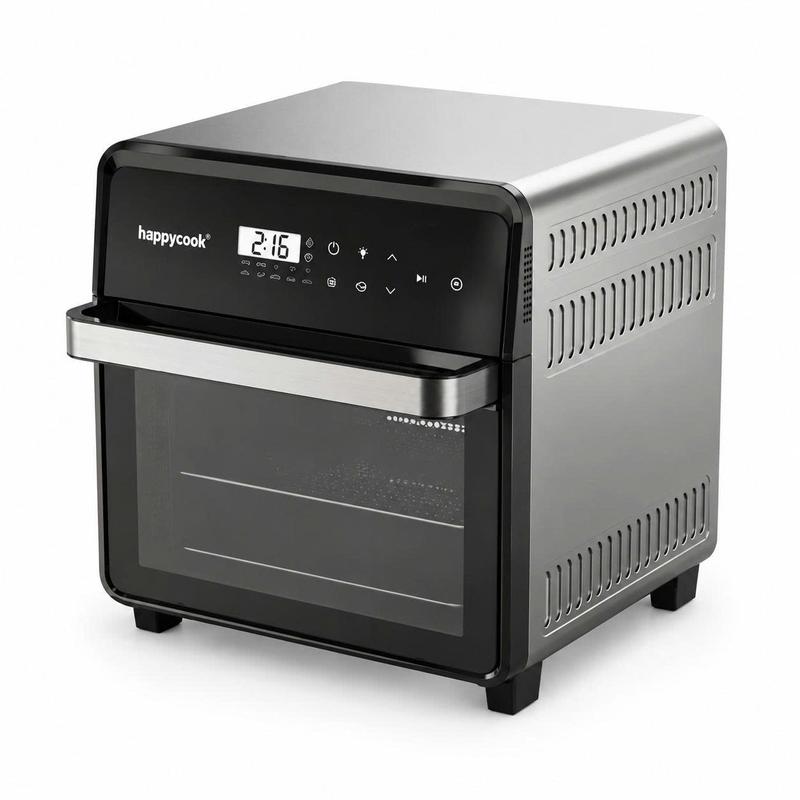 Nồi Chiên Không Dầu Điện Tử 16L HAO-160S, Lò Chiên Không Dầu Nướng Đa Năng, Khoang Inox