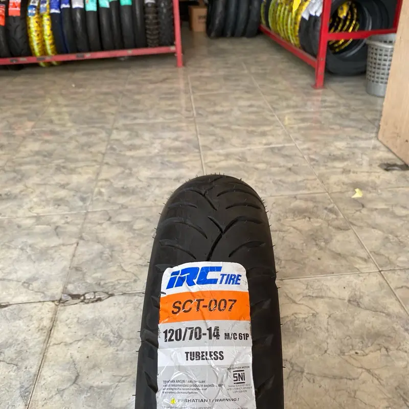 IRC Ban Motor Tubeless Ring 14 Matic 80/80-14 100/80-14 110/80-14 100/70-14 110/70-14 120/70-14 140/70-14 100/90-14 Motorcycle 6
