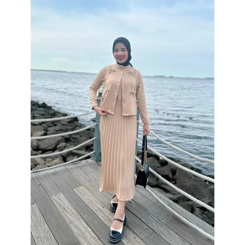 FILO - BONRY SET DRESS PLISKET / ONE SET DRESS ROK KERUT 2