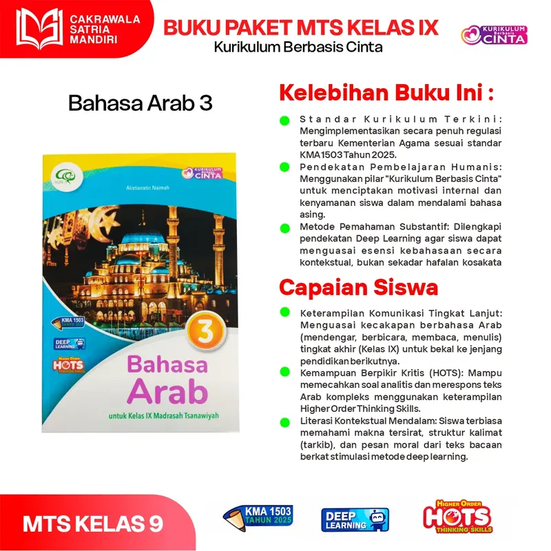 Buku Paket AQILA Kelas 9 MTS | Al-Quran Hadis, Akidah Akhlak, Bahasa ...