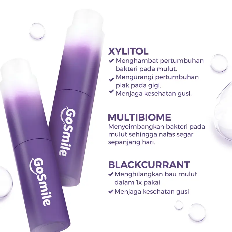 Go Smile NEW BUNDLE 2 Mouthspray Blackcurrant dan Mouthspray Citrus ( men's version )- Mouth Spray Mulut Fresh untuk Menghilangkan Bau Mulut [BPOM] Penyegar 1