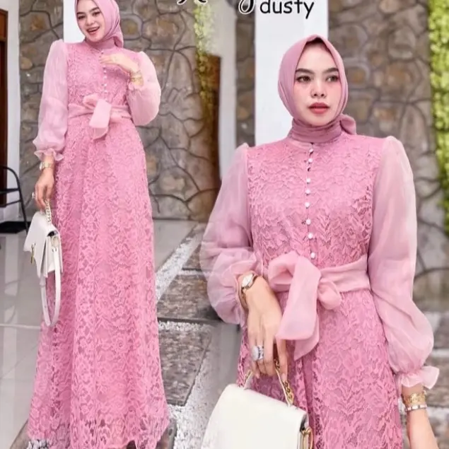 Kalayla dress brokat organza 2