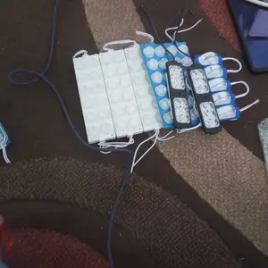 LED 12 mata 24 vol Lampu LED kolong truk 24 volt