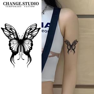 Hình Xăm Tạm Thời, Thiết Kế Hình Bướm, Kéo Dài Trong 15 Ngày, Không Thấm Nước, Không Lo Bị Ma Sát, Kèm Miếng Dán Hình Xăm