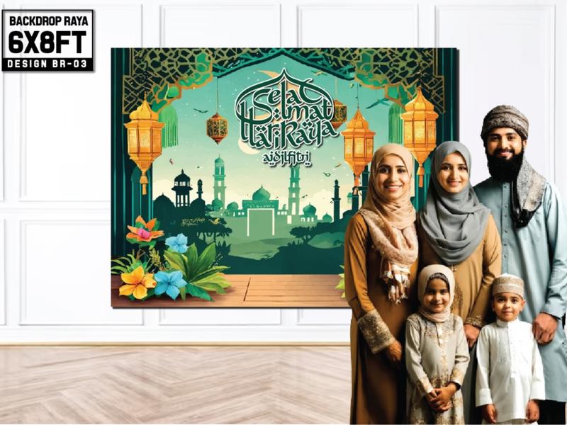 Backdrop Design Raya BACKDROP HARI RAYA (2025) - TikTok Shop Malaysia