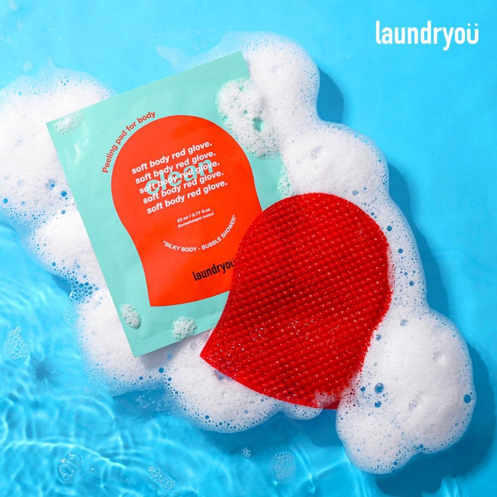 Laundryou Soft Body Red Glove Clean