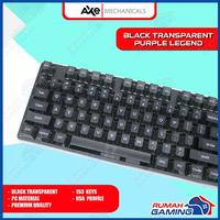 Gambar KEYCAP - KEYCAPS - NSA - TRANSPARAN - PC - RGB - SEE THROUGH - BLACK dari Rumah Gamings Kota Administrasi Jakarta Barat 1 Tokopedia